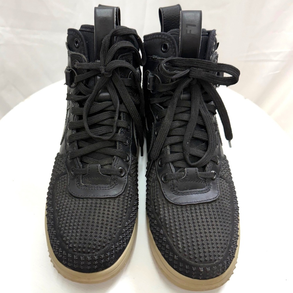 Nike Lunar Force 1 Duckboot High Top Sneakers Black Men's Size 7.5 Streetwear
